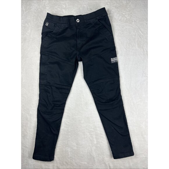 G Star Raw Original Denim Black Rackam 3D Slim Trainer Mens Size 31 x 32 - Picture 1 of 12